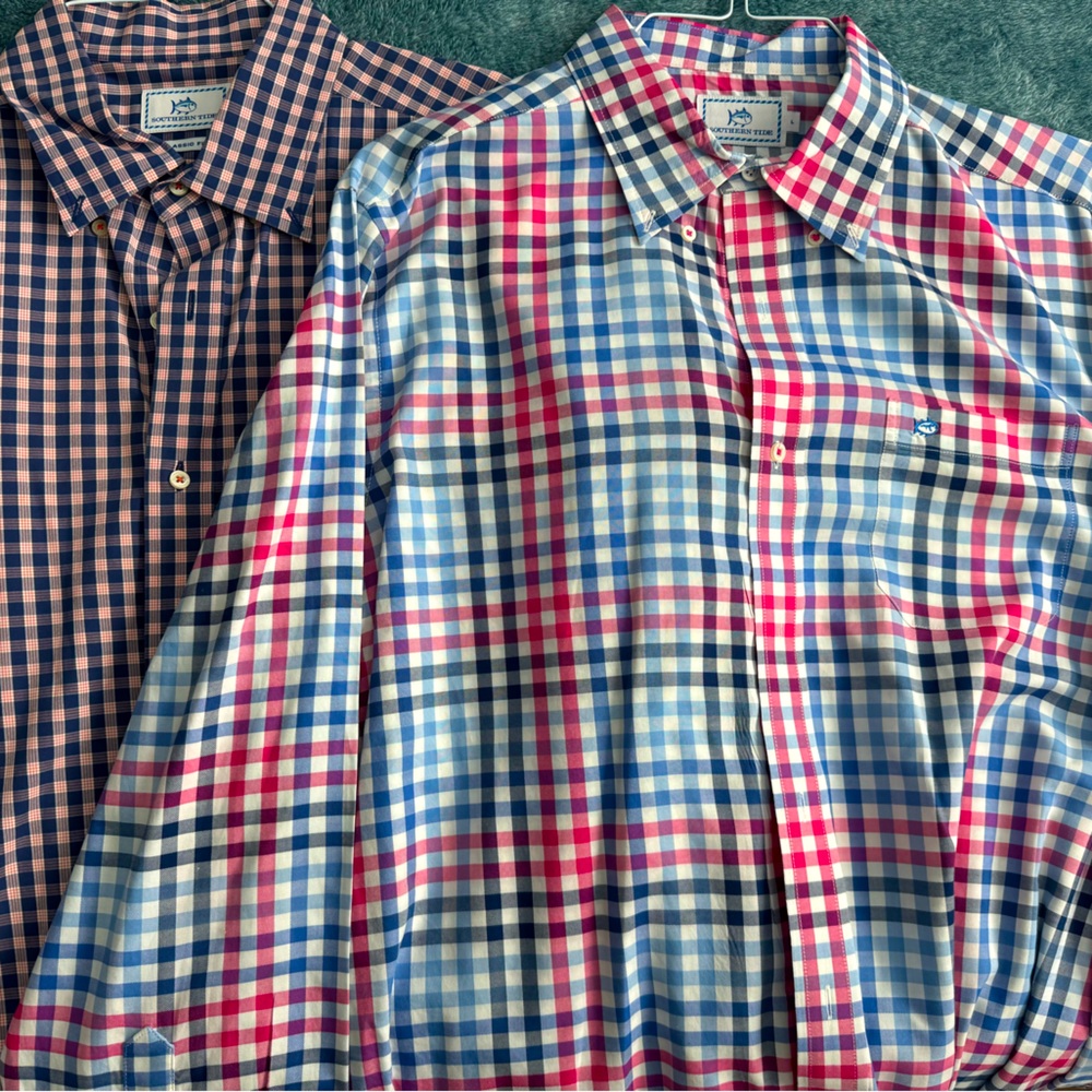 Men’s Southern Tide button ups x2